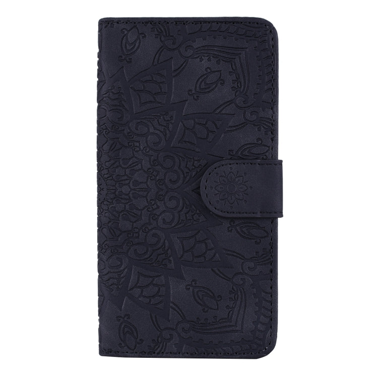 Calf Pattern Double Folding Design Embossed Leather Case with Wallet & Holder & Card Slots, for Xiaomi Mi 9