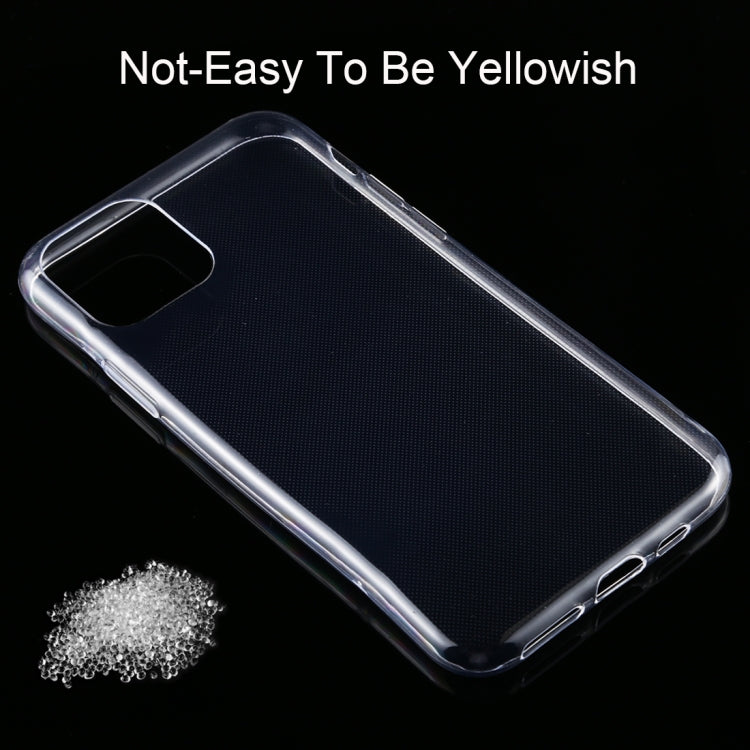 Coque de protection ultra-fine en TPU transparent de 0,5 mm pour iPhone, iPhone 11 Pro (2019), iPhone 11 (2019), iPhone 11 Pro Max (2019)
