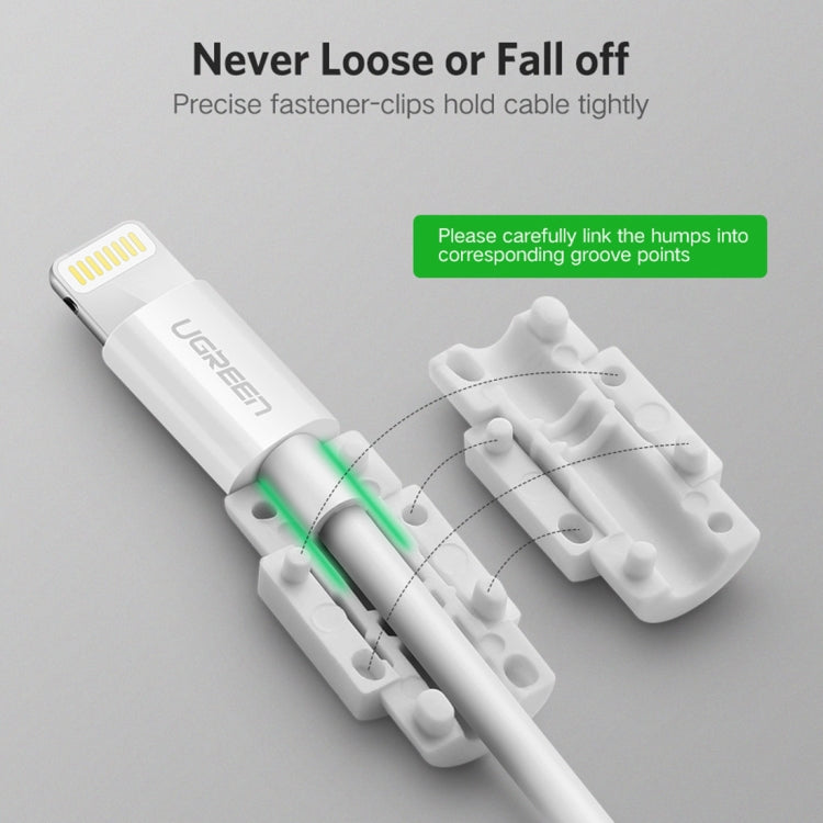 UGREEN LP127 6 PCS Anti-break Data Cable Protector for All Apple Original Data Cable
