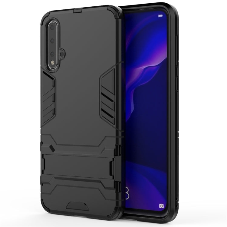 Shockproof PC + TPU Protective Case with Invisible Holder, For OPPO A1k / Realme C2, For OPPO K3, For Huawei Nova 5 / Nova 5 Pro, For Huawei Honor 9X / Honor 9X Pro, For Xiaomi Mi CC9, For Xiaomi Mi CC9e