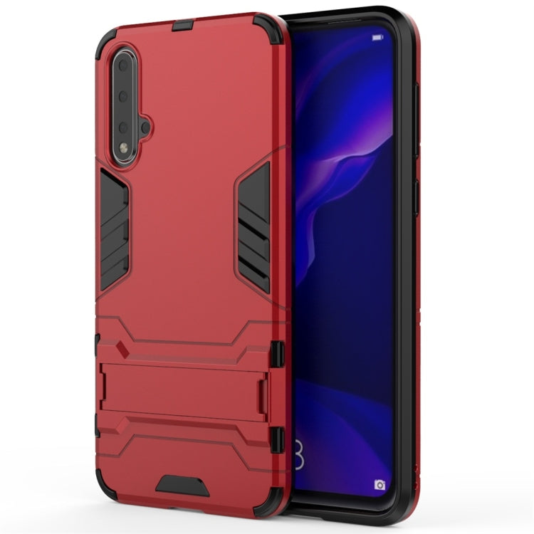 Shockproof PC + TPU Protective Case with Invisible Holder, For OPPO A1k / Realme C2, For OPPO K3, For Huawei Nova 5 / Nova 5 Pro, For Huawei Honor 9X / Honor 9X Pro, For Xiaomi Mi CC9, For Xiaomi Mi CC9e