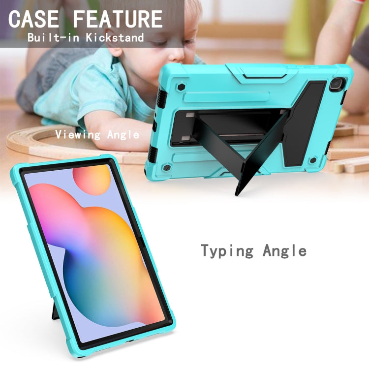 Coque de protection antichoc en PC et silicone avec support en T, couleur contrastée, pour Samsung Galaxy Tab A7 10.4 (2020), iPad Air 2022/2020 10.9/iPad Pro 11