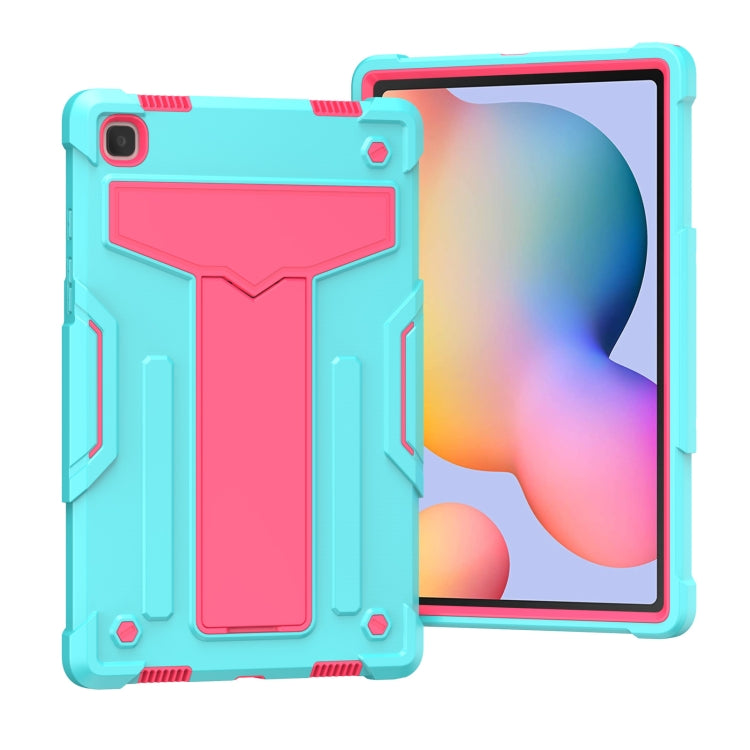 T-shaped Bracket Contrast Color Shockproof PC + Silicone Protective Case, For Samsung Galaxy Tab A7 10.4 (2020), For iPad Air 2022 / 2020 10.9 / iPad Pro 11