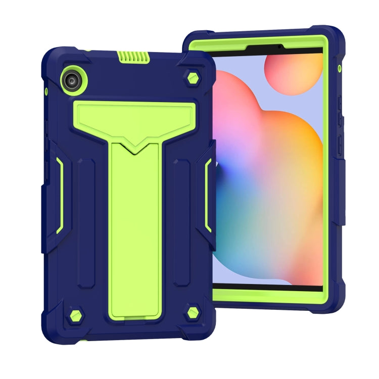 T-shaped Bracket Contrast Color Shockproof PC + Silicone Protective Case, For Huawei MatePad T8, For Huawei MediaPad T5