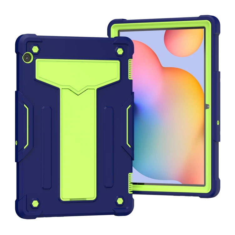 T-shaped Bracket Contrast Color Shockproof PC + Silicone Protective Case, For Huawei MatePad T8, For Huawei MediaPad T5