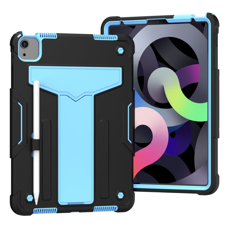 T-shaped Bracket Contrast Color Shockproof PC + Silicone Protective Case, For Samsung Galaxy Tab A7 10.4 (2020), For iPad Air 2022 / 2020 10.9 / iPad Pro 11