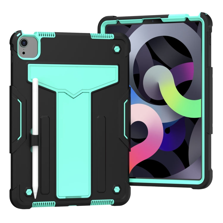 T-shaped Bracket Contrast Color Shockproof PC + Silicone Protective Case, For Samsung Galaxy Tab A7 10.4 (2020), For iPad Air 2022 / 2020 10.9 / iPad Pro 11
