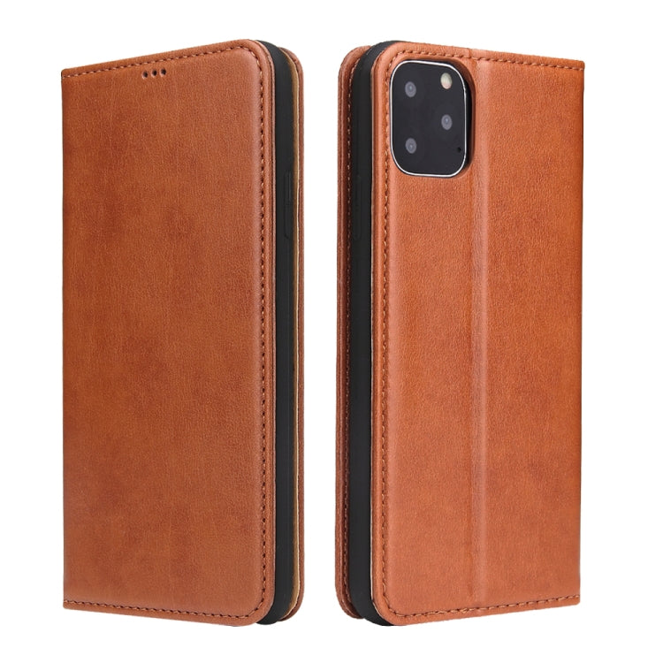 Fierre Shann PU Genuine Leather Texture Horizontal Flip Leather Case with Holder & Card Slots & Wallet, For iPhone 11, For iPhone 11 Pro, For iPhone 11 Pro Max