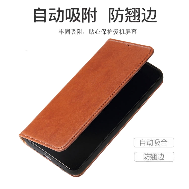 Fierre Shann PU Genuine Leather Texture Horizontal Flip Leather Case with Holder & Card Slots & Wallet
