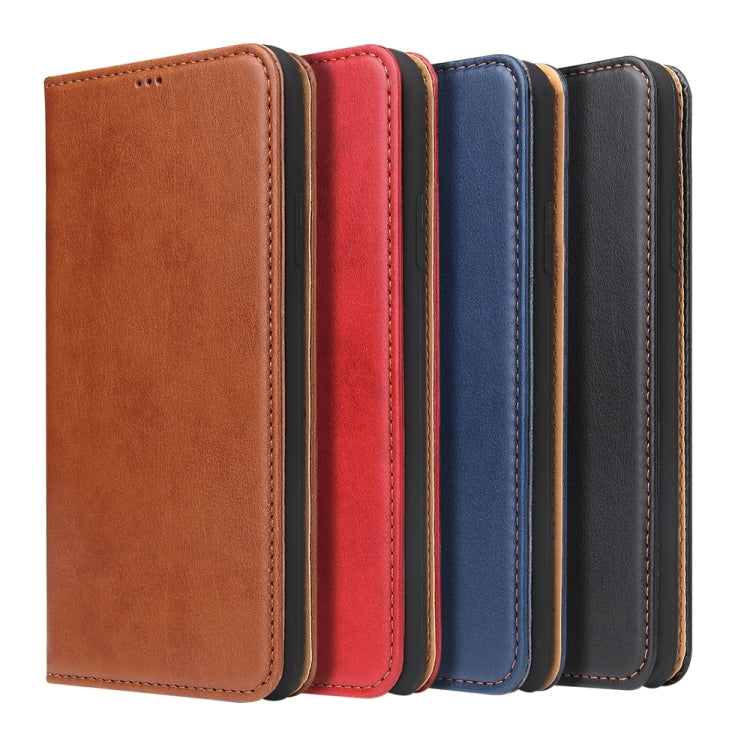 Fierre Shann PU Genuine Leather Texture Horizontal Flip Leather Case with Holder & Card Slots & Wallet