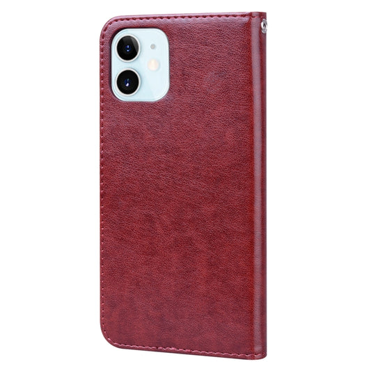 Embossed floral pattern horizontal flip case iPhone 12 Pro Max side detail