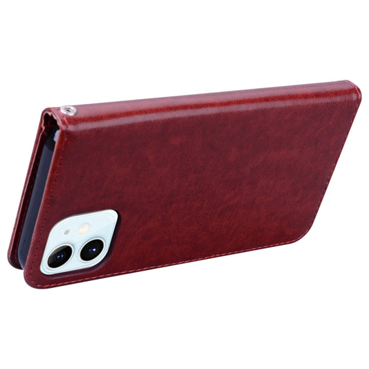 Rose leather wallet case iPhone 12 Pro Max with multiple card slot storage