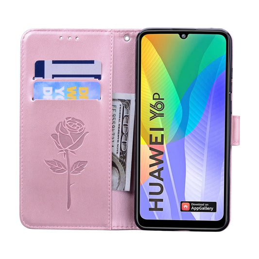 Samsung Galaxy M51 protective flip wallet case showcasing rose embossed texture