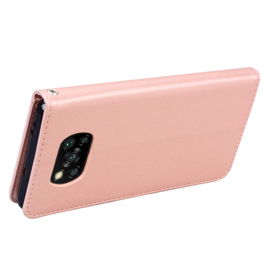 Interior card slot compartments and wallet storage in Poco X3 NFC leather case