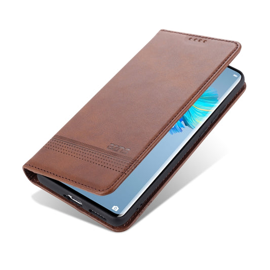 Protective flip wallet case vivo Y3s Y17 with calf leather texture and holder