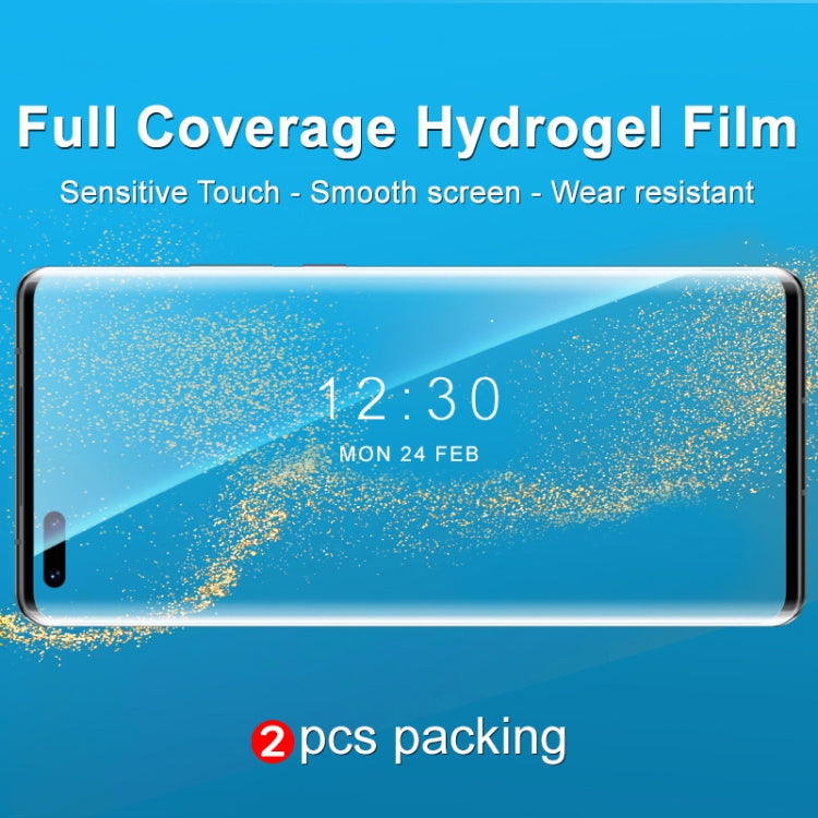 2 PCS IMAK Hydrogel Film III Full Coverage Screen Protector, For Huawei Mate 40 Pro 5G, For Samsung Galaxy S20+, For Sony Xperia 5 II, For Xiaomi Mi 10T 5G  & 10T Pro 5G, For iPhone 12 / 12 Pro