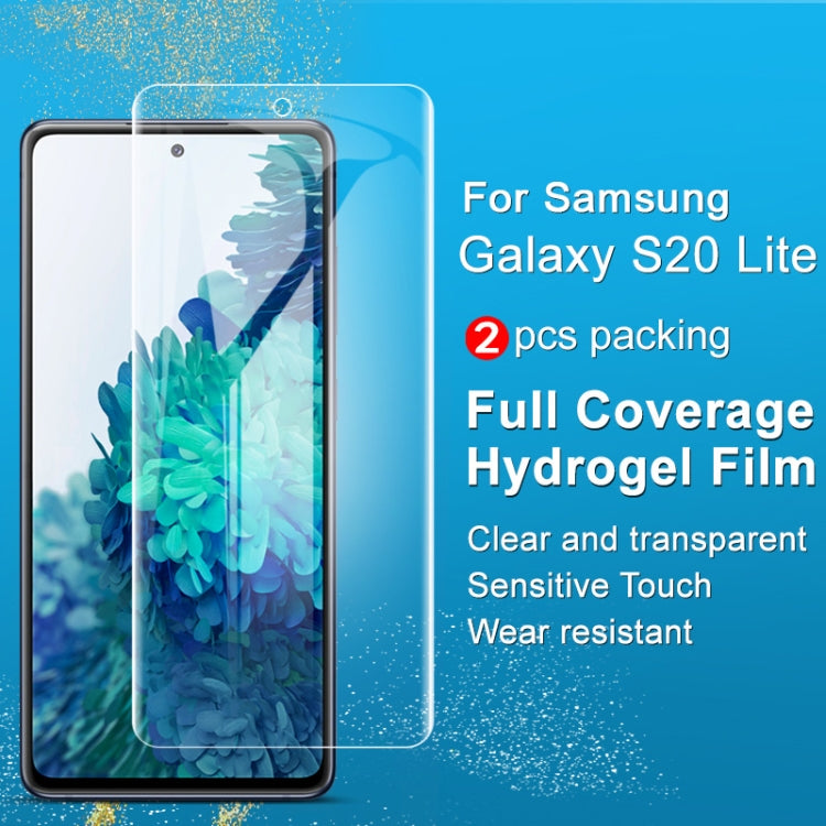 2 PCS IMAK Hydrogel Film III Full Coverage Screen Protector, For Samsung Galaxy S20+, For Sony Xperia 5 II, For iPhone 12 / 12 Pro