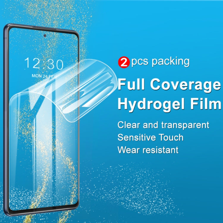 2 PCS IMAK Hydrogel Film III Full Coverage Screen Protector, For Samsung Galaxy S20+, For Sony Xperia 5 II, For iPhone 12 / 12 Pro