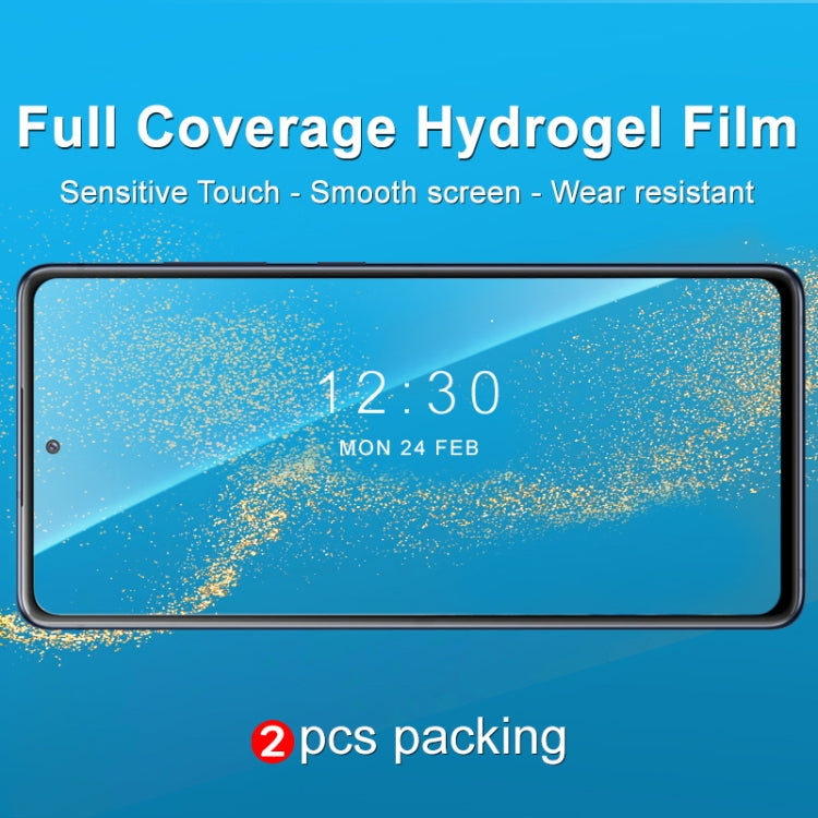 2 PCS IMAK Hydrogel Film III Full Coverage Screen Protector, For Samsung Galaxy S20+, For Sony Xperia 5 II, For iPhone 12 / 12 Pro