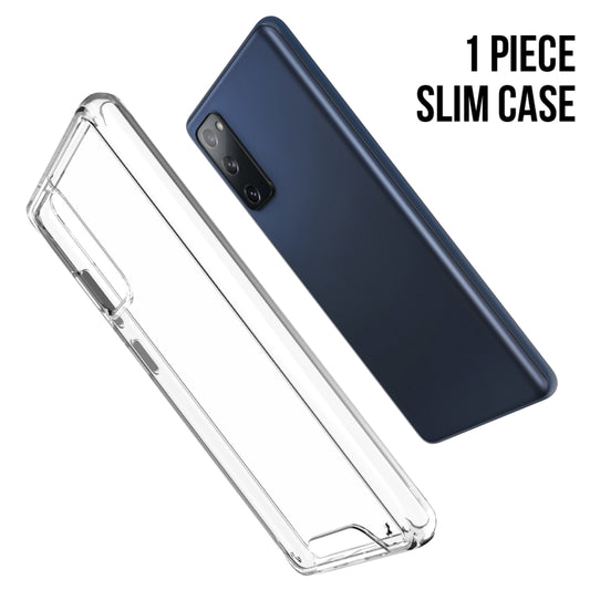 Clear dual-layer TPU acrylic phone case shielding Galaxy A series from scratches