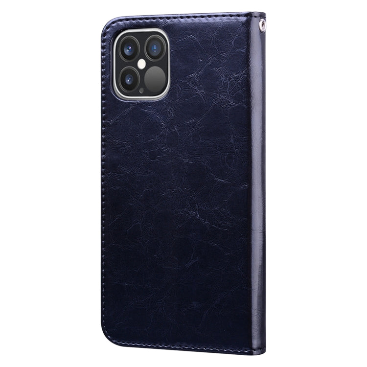 Business Style Oil Wax Texture Horizontal Flip Leather Case for iPhone XR, with Holder & Card Slots & Wallet, For iPhone 12 / 12 Pro, For iPhone 12 Pro Max