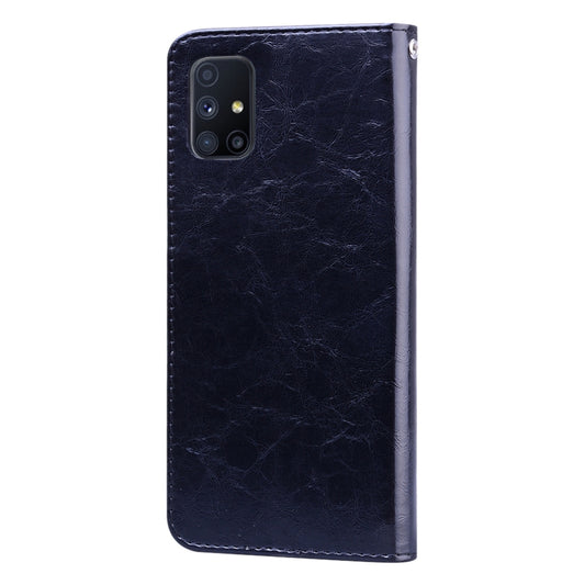 Premium textured leather phone case Samsung Galaxy M51 featuring business style design
