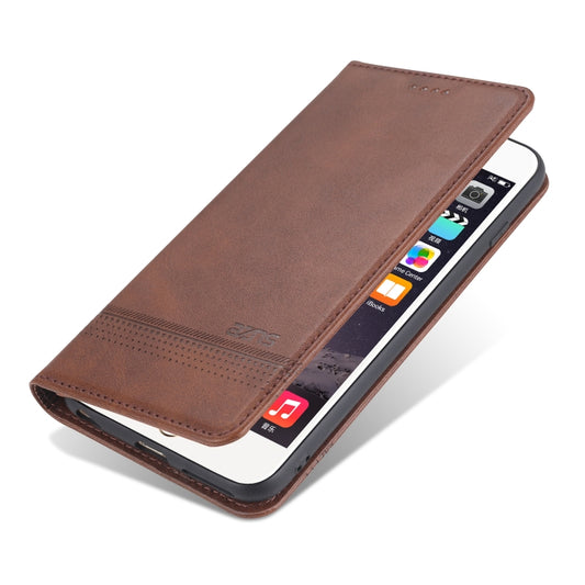 Black magnetic flip case iPhone 7 with horizontal design and multiple card slots