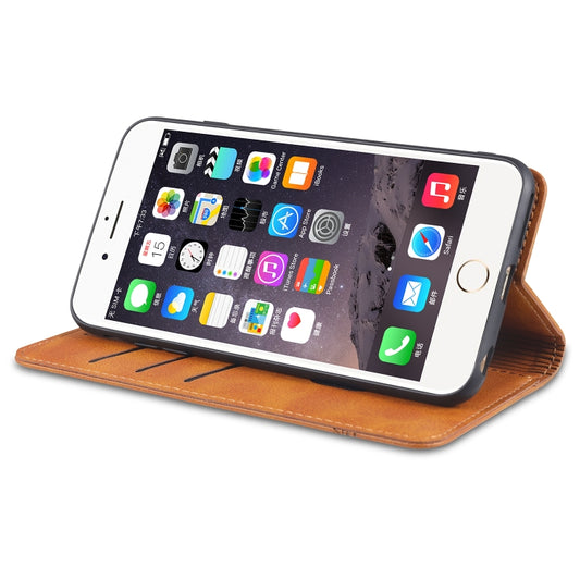 AZNS textured leather case iPhone 6 showing interior card slot compartments