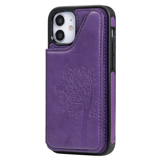 Shockproof protective Samsung Galaxy Note20 case featuring feline tree design
