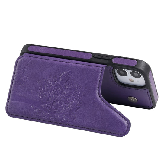 Dual-layer shockproof Galaxy Note20 case with cat tree embossing detail