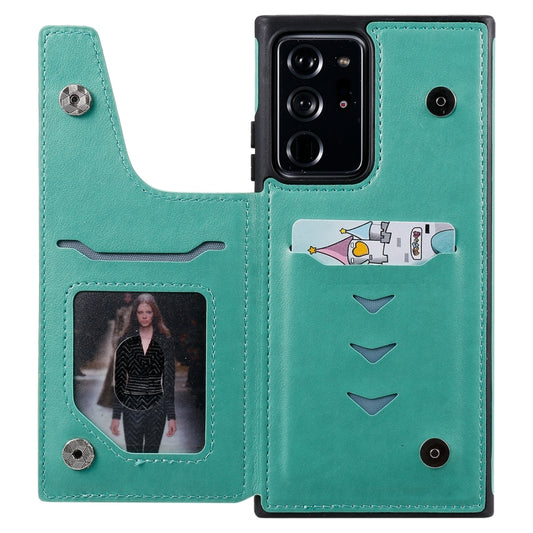 Galaxy Note20 Ultra case with photo frame window and embossed animal pattern detail