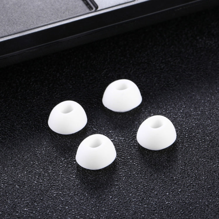 2 paires d'embouts en silicone souple avec filet pour écouteurs AirPods, tailles S, M, L