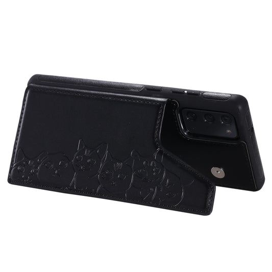 Kickstand holder functionality on cat embossing case for Galaxy Note20 Ultra