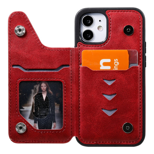 iPhone 12 mini shockproof case angled view showing calf texture grip surface