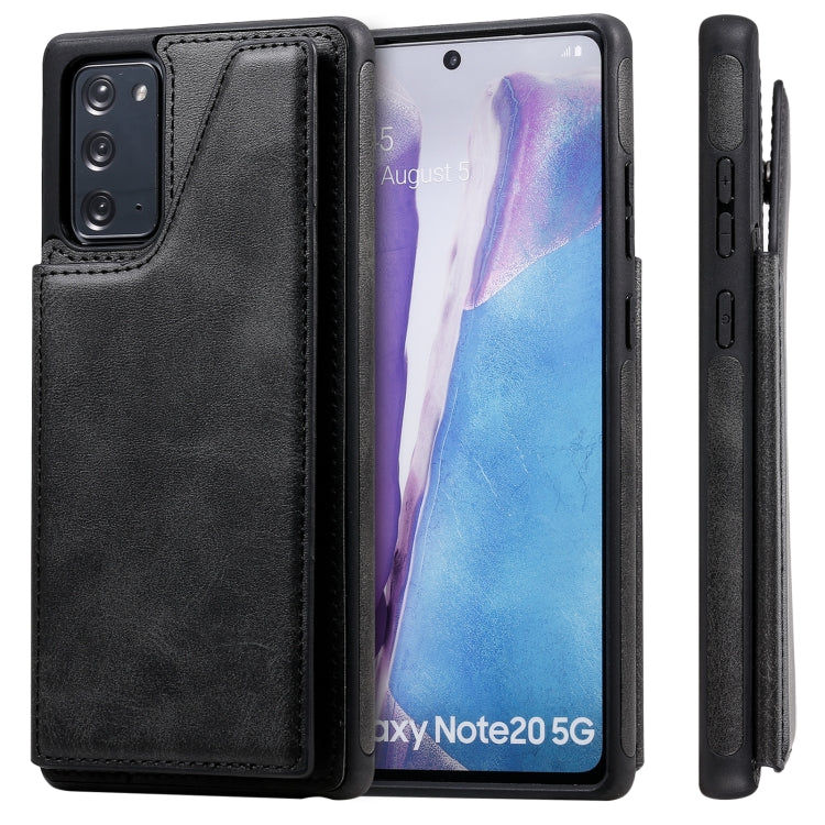 Shockproof Calf Texture Protective Case with Holder & Card Slots & Frame, For iPhone 12 mini, For iPhone 12 / 12 Pro, For iPhone 12 Pro Max, For Samsung Galaxy Note20, For Samsung Galaxy Note20 Ultra