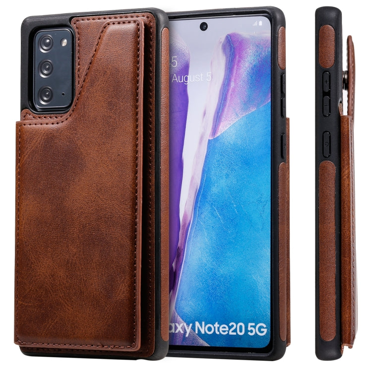 Shockproof Calf Texture Protective Case with Holder & Card Slots & Frame, For iPhone 12 mini, For iPhone 12 / 12 Pro, For iPhone 12 Pro Max, For Samsung Galaxy Note20, For Samsung Galaxy Note20 Ultra