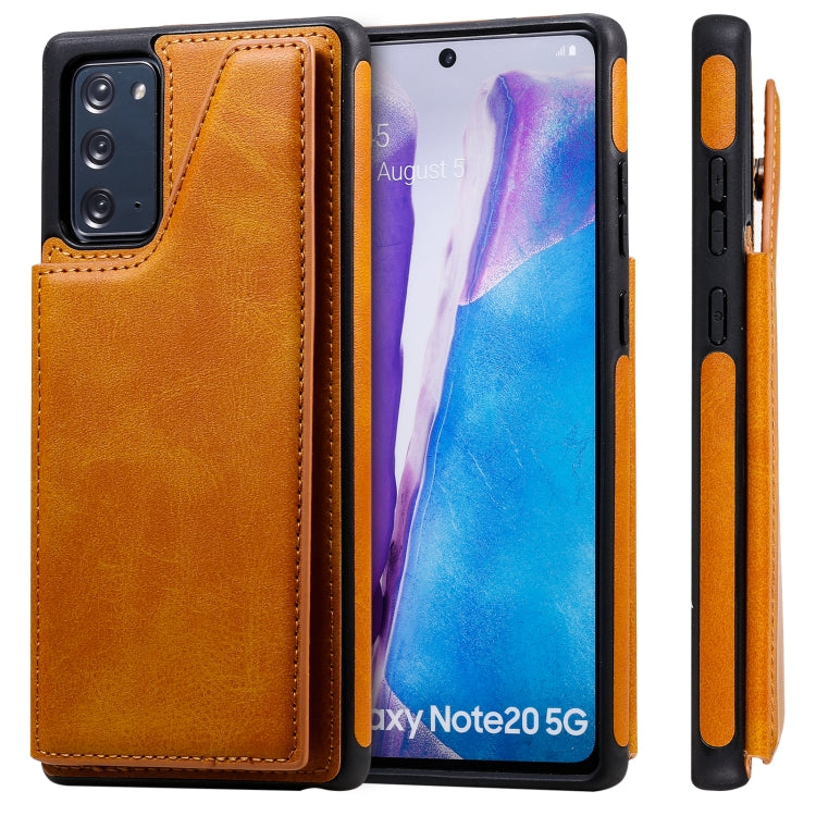 Shockproof Calf Texture Protective Case with Holder & Card Slots & Frame, For iPhone 12 mini, For iPhone 12 / 12 Pro, For iPhone 12 Pro Max, For Samsung Galaxy Note20, For Samsung Galaxy Note20 Ultra