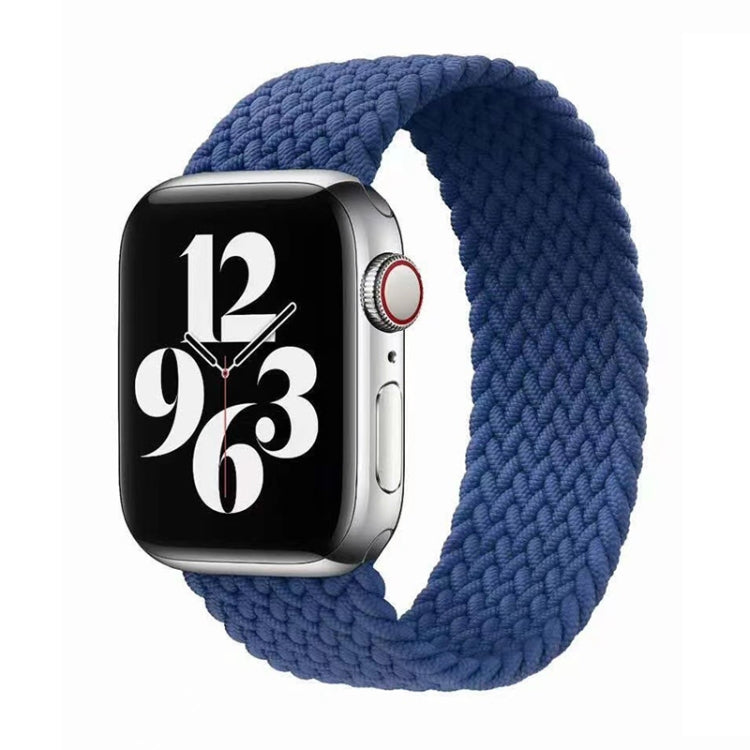 Single-turn Nylon Woven Watchband For Apple Watch Series 6 & SE & 5 & 4 40mm / 3 & 2 & 1 38mm, S, M, L
