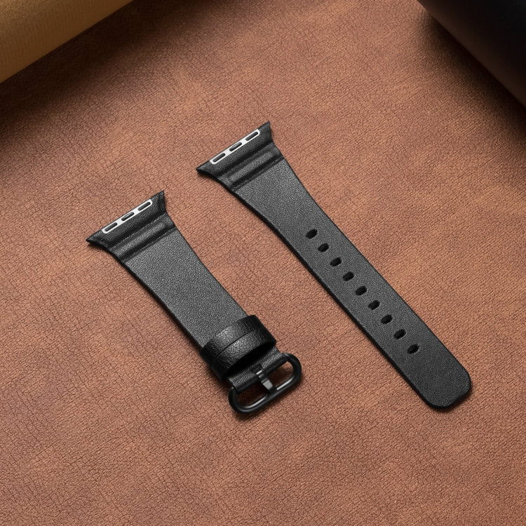 Replacement Genuine Leather Watchbands, For Apple Watch Series 7 45mm / 6 & SE & 5 & 4 44mm / 3 & 2 & 1 42mm, For Apple Watch Series 7 41mm / 6 & SE & 5 & 4 40mm / 3 & 2 & 1 38mm