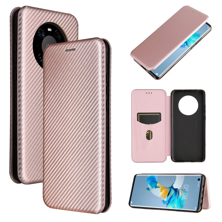 Carbon Fiber Texture Magnetic Horizontal Flip TPU + PC + PU Leather Case with Card Slot, For Huawei Mate 40, For LG K52 / K62, For vivo V20 Pro 5G, For Samsung Galaxy S21 Ultra 5G
