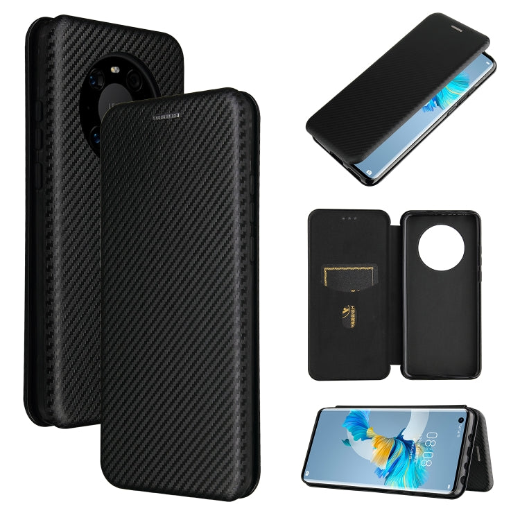 Carbon Fiber Texture Magnetic Horizontal Flip TPU + PC + PU Leather Case with Card Slot, For Huawei Mate 40, For LG K52 / K62, For vivo V20 Pro 5G, For Samsung Galaxy S21 Ultra 5G