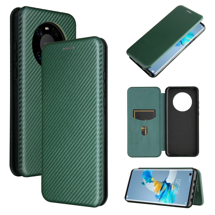 Carbon Fiber Texture Magnetic Horizontal Flip TPU + PC + PU Leather Case with Card Slot, For Huawei Mate 40, For LG K52 / K62, For vivo V20 Pro 5G, For Samsung Galaxy S21 Ultra 5G