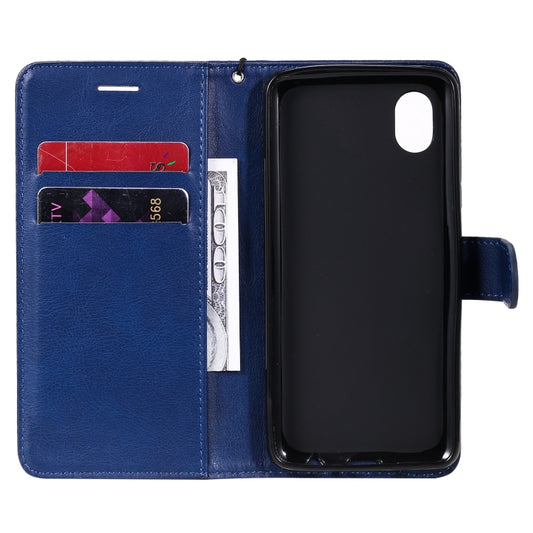 Durable flip cover Galaxy A01 solid color protective case with stand functionality