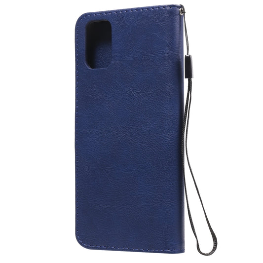 Galaxy S20 Lite leather protective cover with lanyard attachment and photo frame