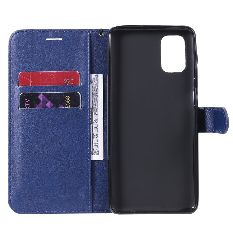 Solid Color Horizontal Flip Protective Leather Case with Holder & Card Slots & Wallet & Photo Frame & Lanyard, For Samsung Galaxy M51, For Samsung Galaxy S20 Lite / S20 FE 5G / S20 Fan Edition