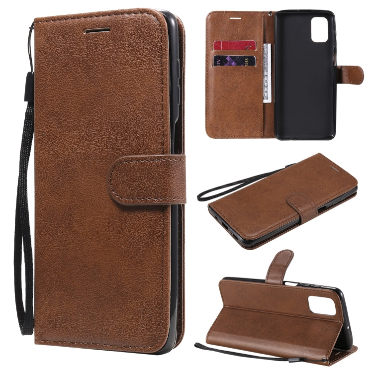 Solid Color Horizontal Flip Protective Leather Case with Holder & Card Slots & Wallet & Photo Frame & Lanyard, For Samsung Galaxy M51, For Samsung Galaxy S20 Lite / S20 FE 5G / S20 Fan Edition