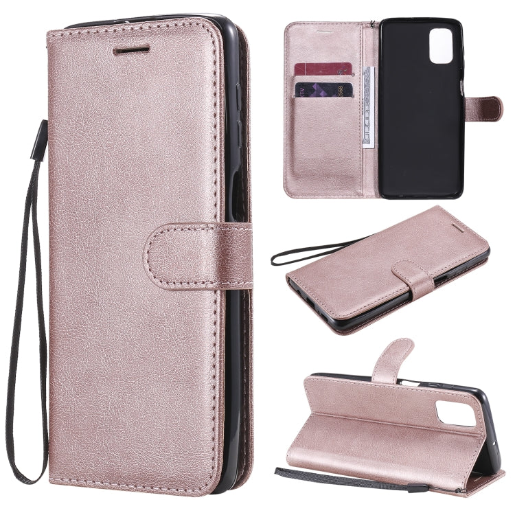 Solid Color Horizontal Flip Protective Leather Case with Holder & Card Slots & Wallet & Photo Frame & Lanyard, For Samsung Galaxy M51, For Samsung Galaxy S20 Lite / S20 FE 5G / S20 Fan Edition
