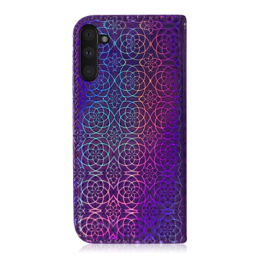 Galaxy Note 9 horizontal flip cover featuring solid color design and magnetic closure