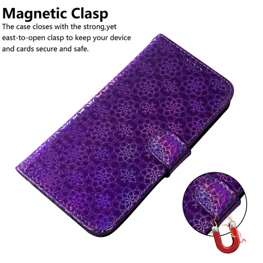 Vibrant solid color magnetic flip case for Galaxy phones with functional card holders