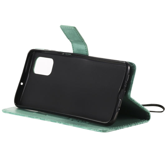 Sunflower pattern Galaxy S20 FE case open position with card storage visible